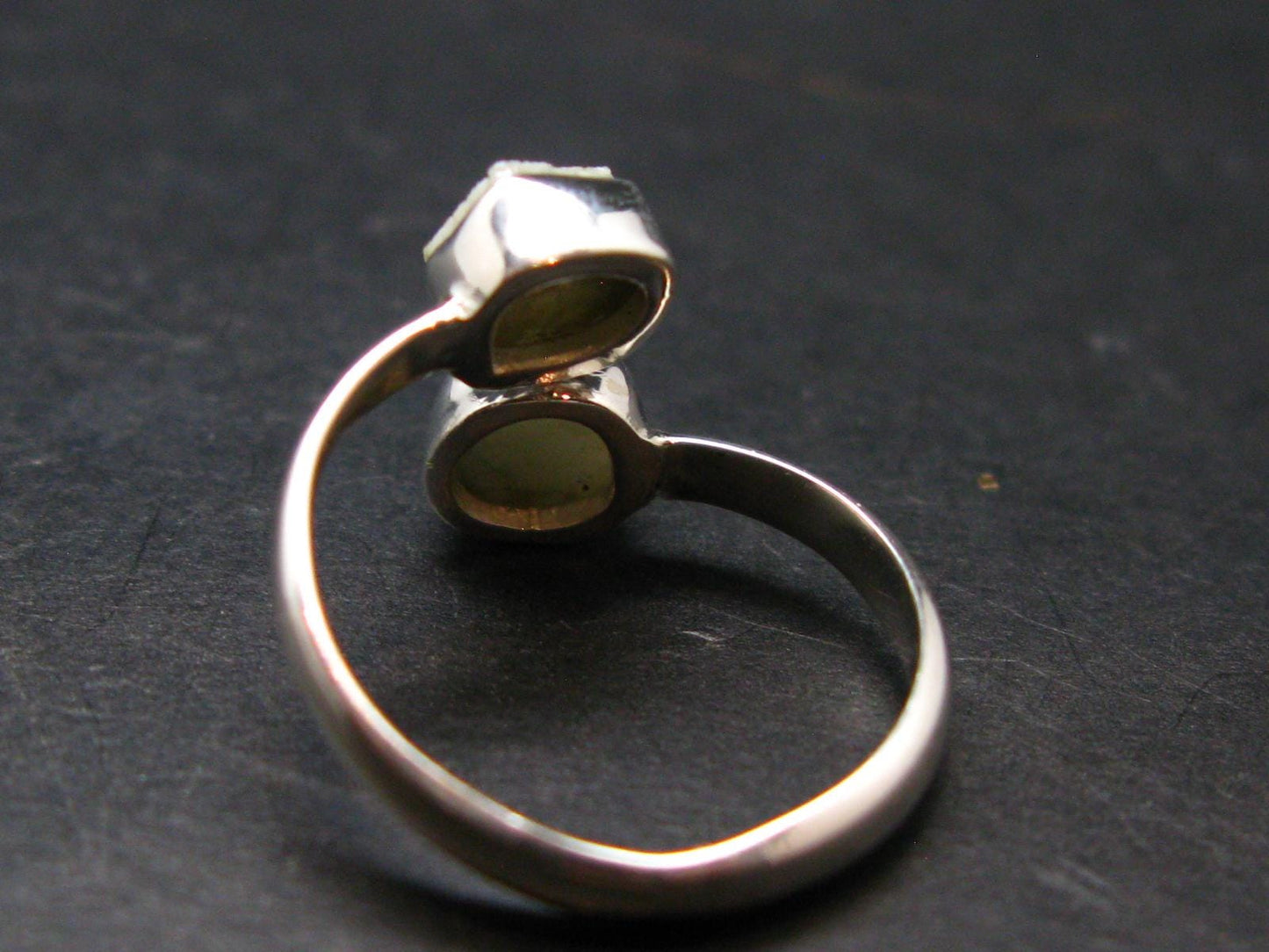 Phenakite Phenacite Crystal Silver Ring From Brazil - Size 7 - 2.29 Grams