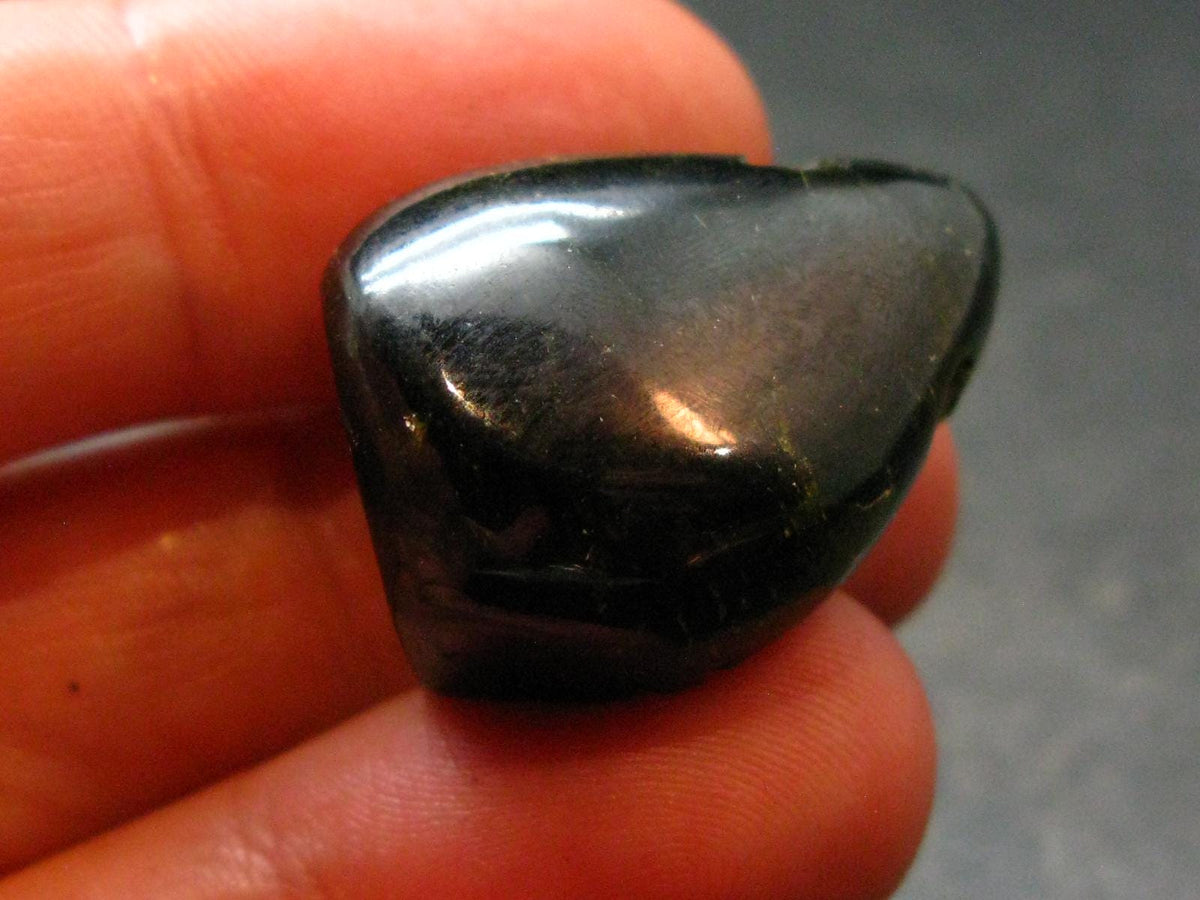 Nice Rare Terminated Epidote Crystal Metal Free Pendant From Peru - 1.0" - 9.63 Grams