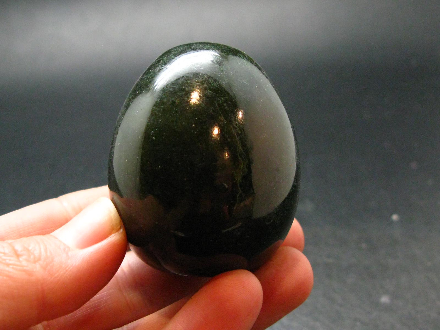 Nephrite Jade 1.7" Egg from Canada - 128.45 Grams