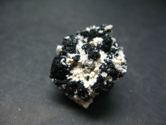 Fine Black Tourmaline Schorl Crystal From Namibia - 1.0"