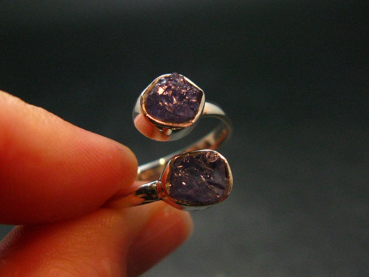 Tanzanite (Zoisite) Sterling Silver Ring - 2.79 Grams - Size 7