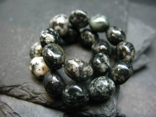 Impactite Genuine Bracelet ~ 7 Inches ~ 10mm Tumbled Beads