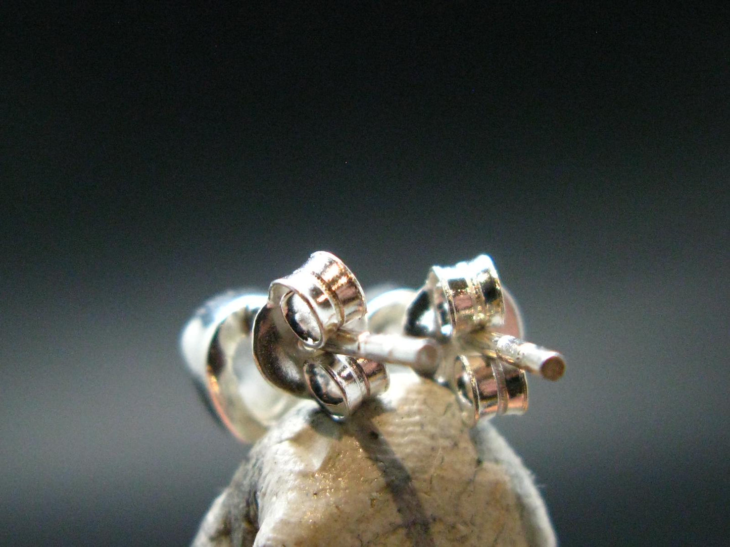 Phenakite Phenacite Stud Earrings Sterling Silver From Russia - 1.0 Grams