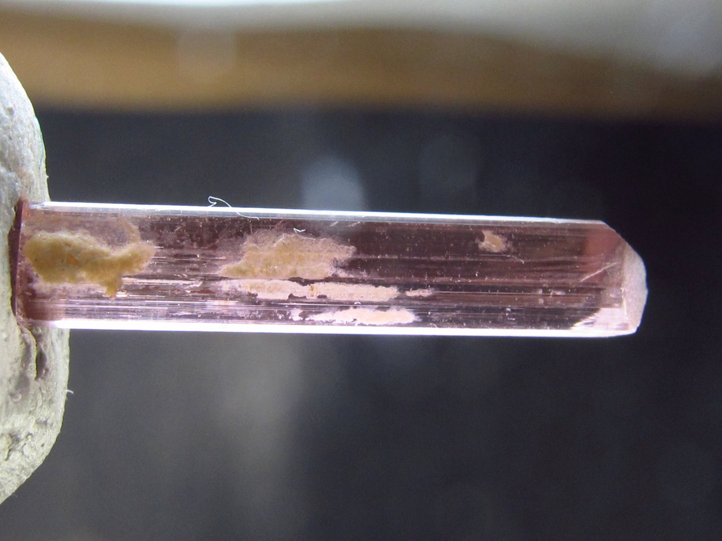 Pink Tourmaline Crystal From Brazil - 0.7" - 2.7 Carats