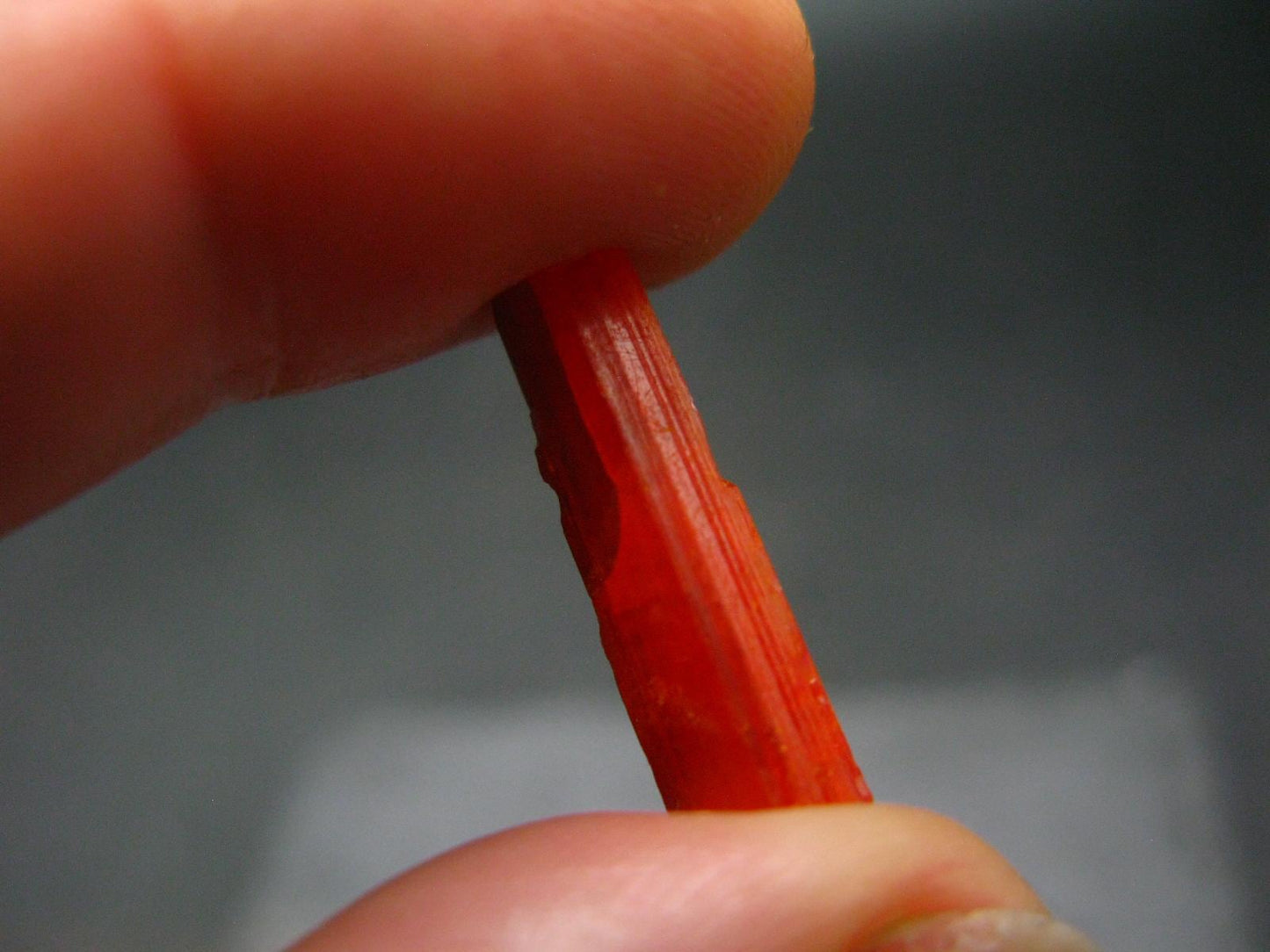 Large Orange Crocoite Crystal From Australia - 0.7" - 6.10 Carats