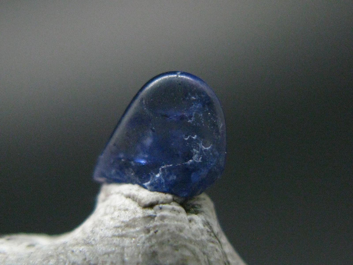 Gem Benitoite Polished Stone From California - 0.43 Carats - 6x4mm