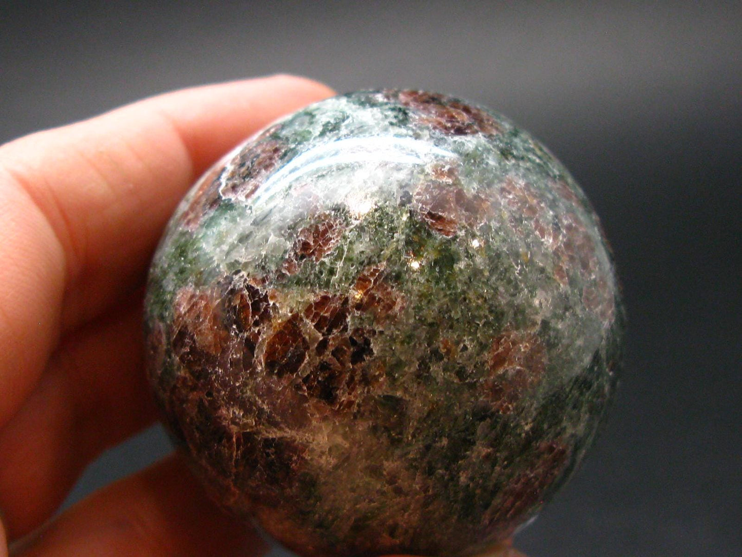 Rare Eclogite Ball Sphere From Norway - 1.7"