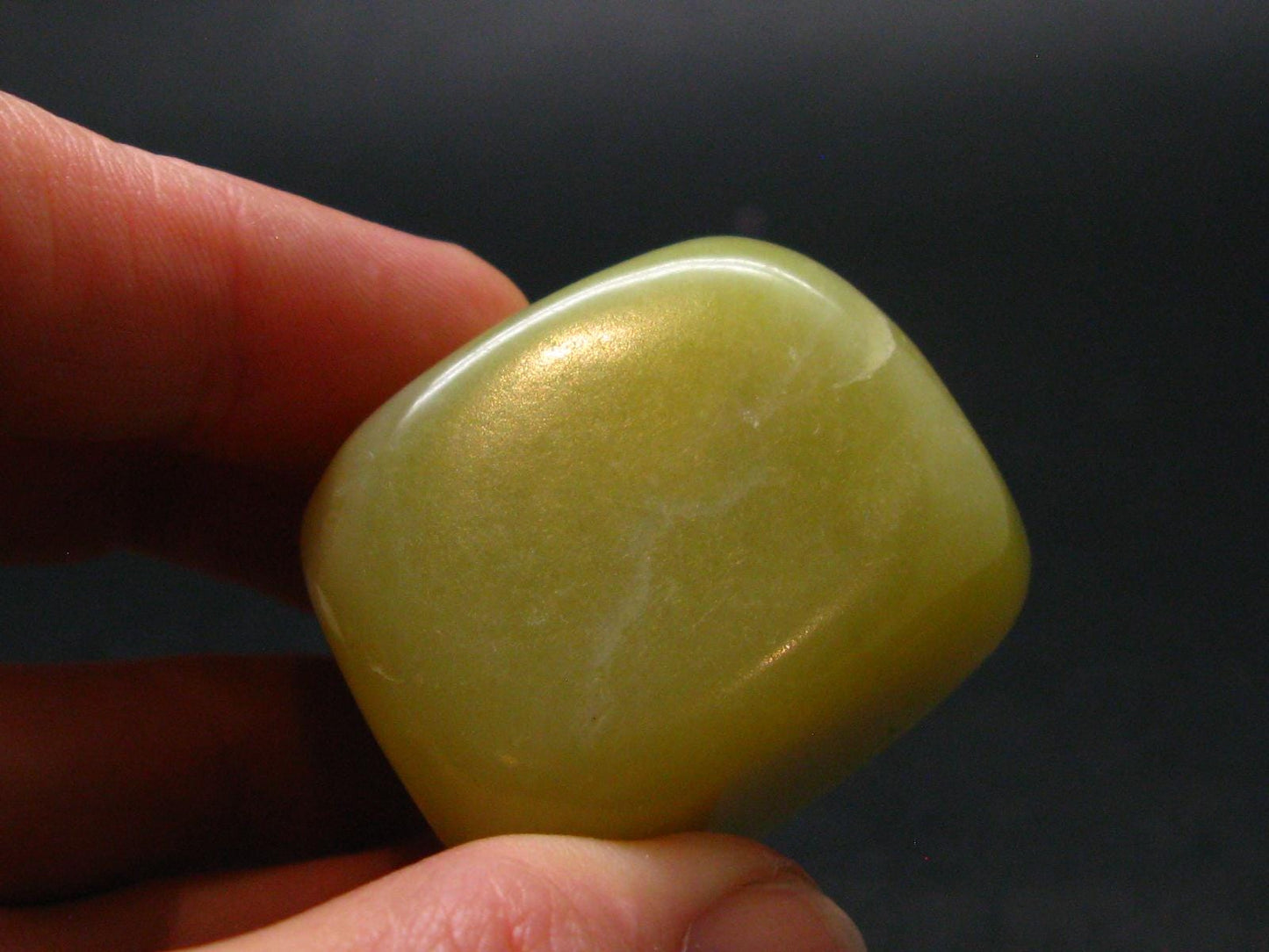Healerite Serpentine Tumbled Piece From USA - 1.4"