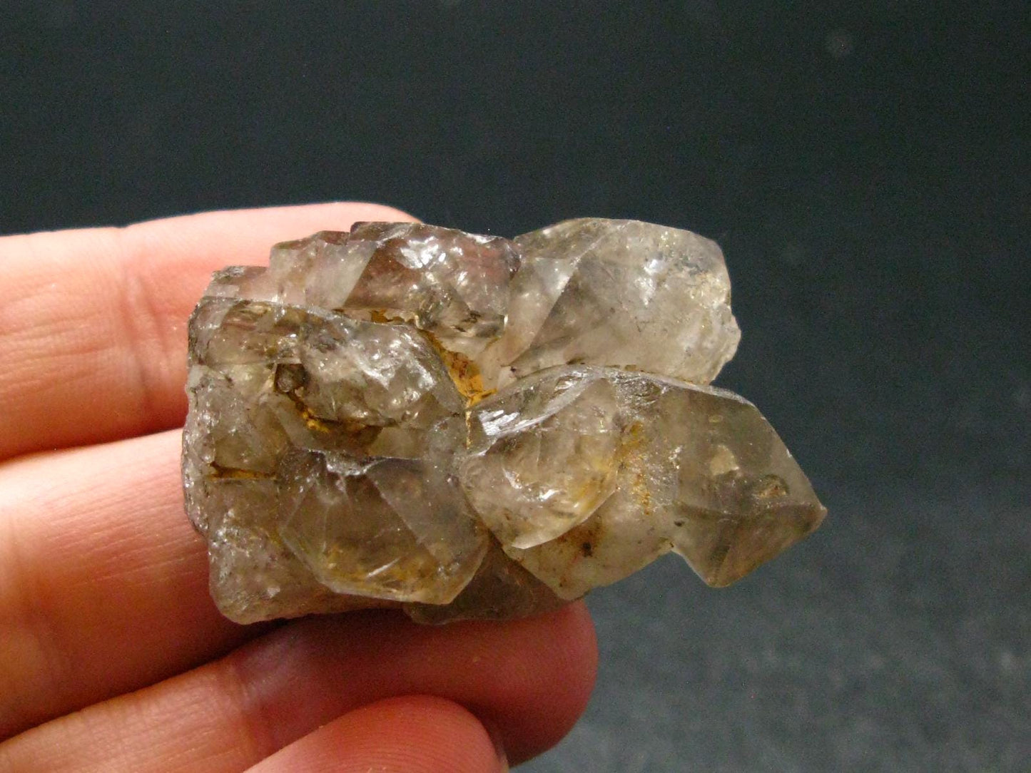 Large DT Elestial Quartz Crystal From Brazil - 1.5"