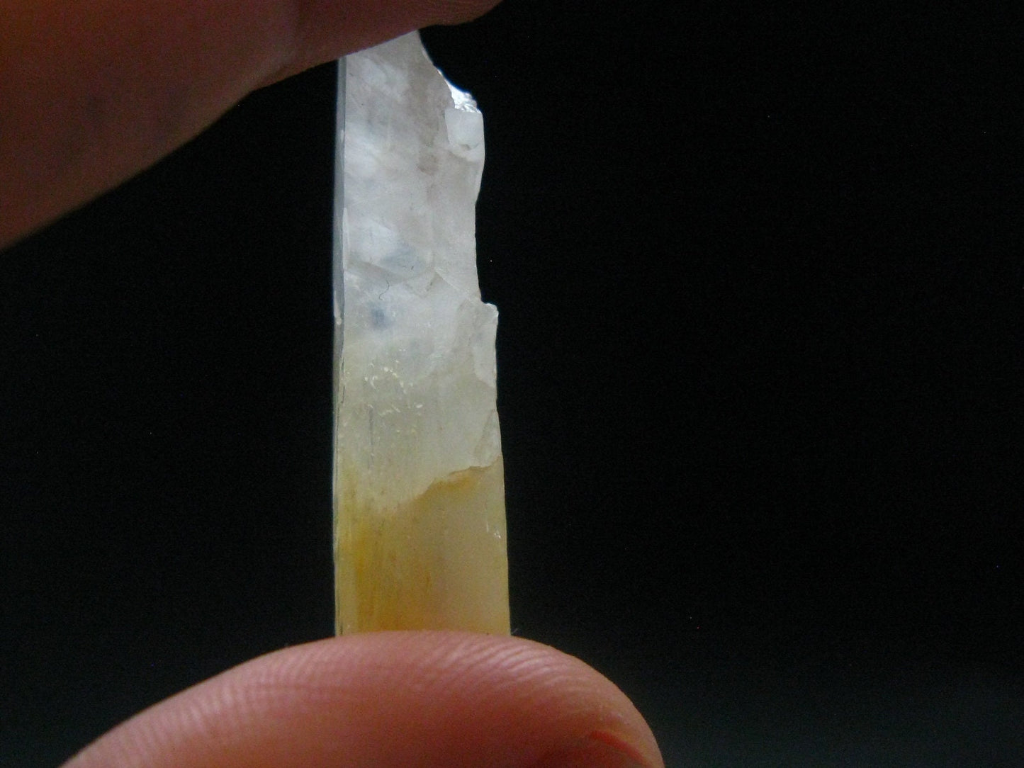Rare Mango Quartz w/ Hallyosite Crystal From Colombia - 1.4" - 4.24 Grams