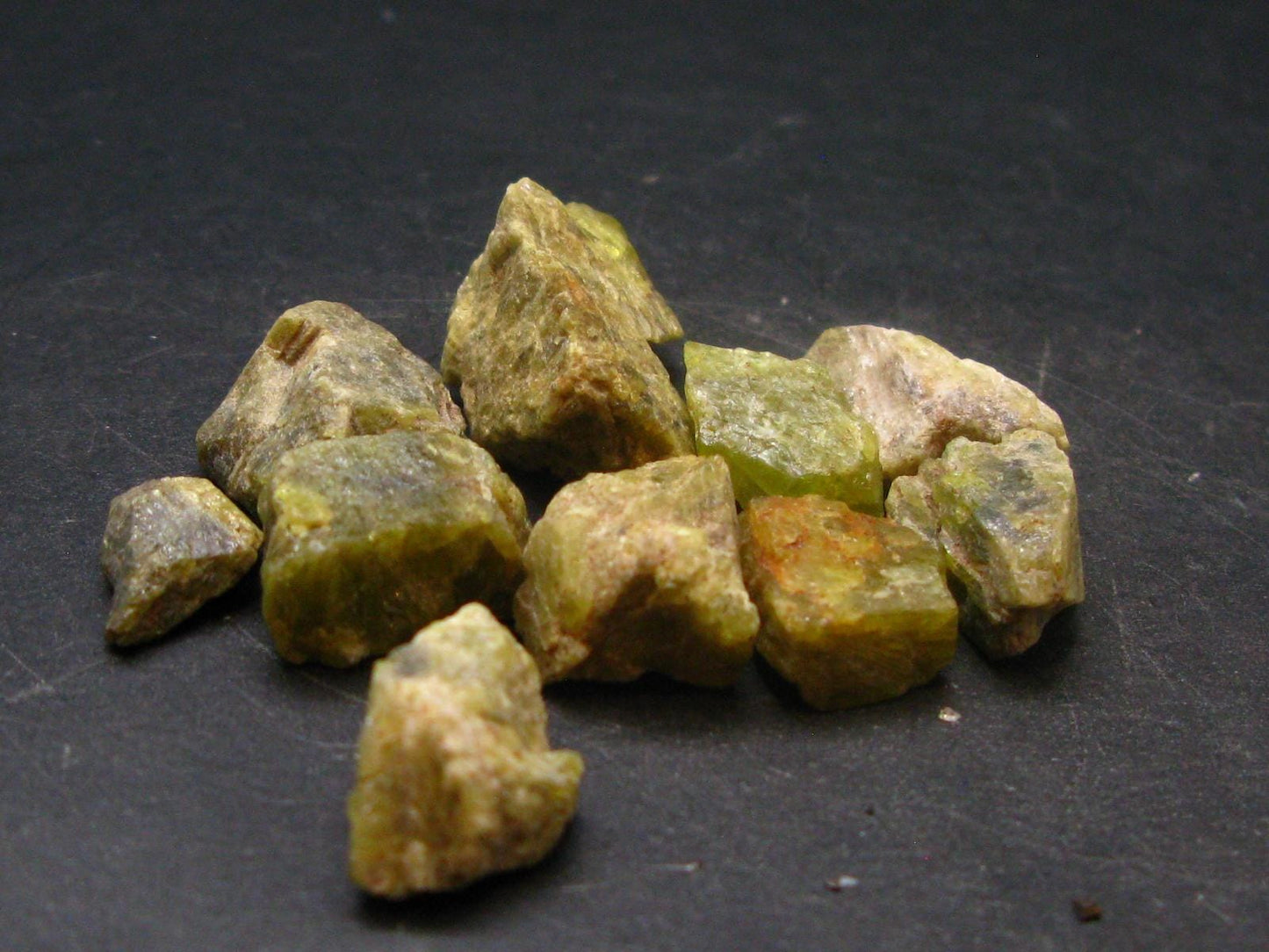Lot of 10 Chrysoberyl Crystals From Madagascar - 27.11 Grams