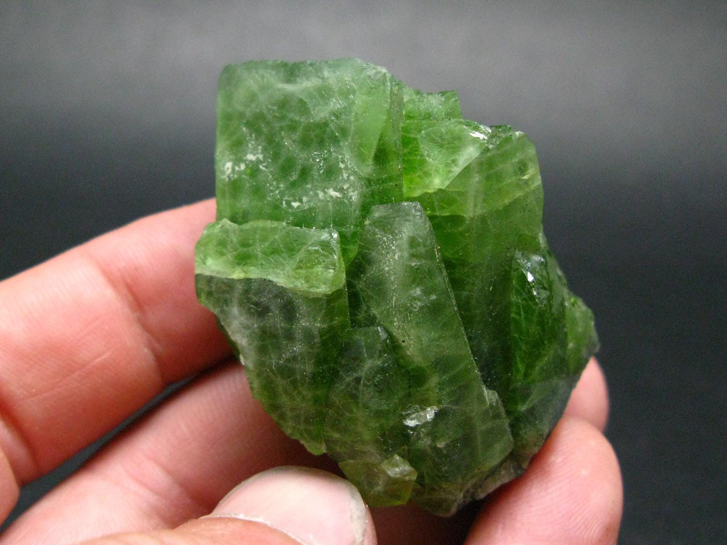 Huge 387 Carat Gem Peridot Olivine Cluster from Pakistan - 1.1"