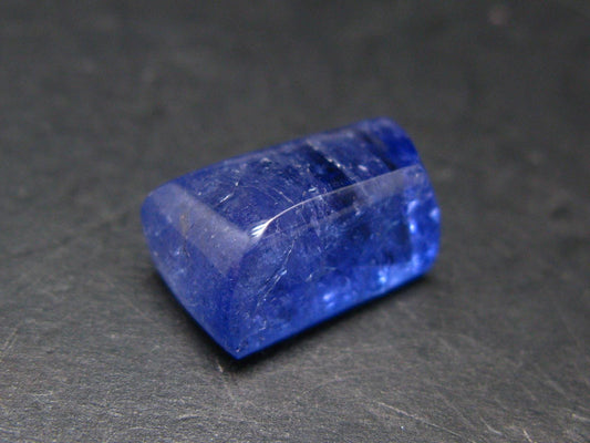 Fine Gem Tanzanite Zoisite Polished Stone From Tanzania - 16.71 Carats - 0.6"