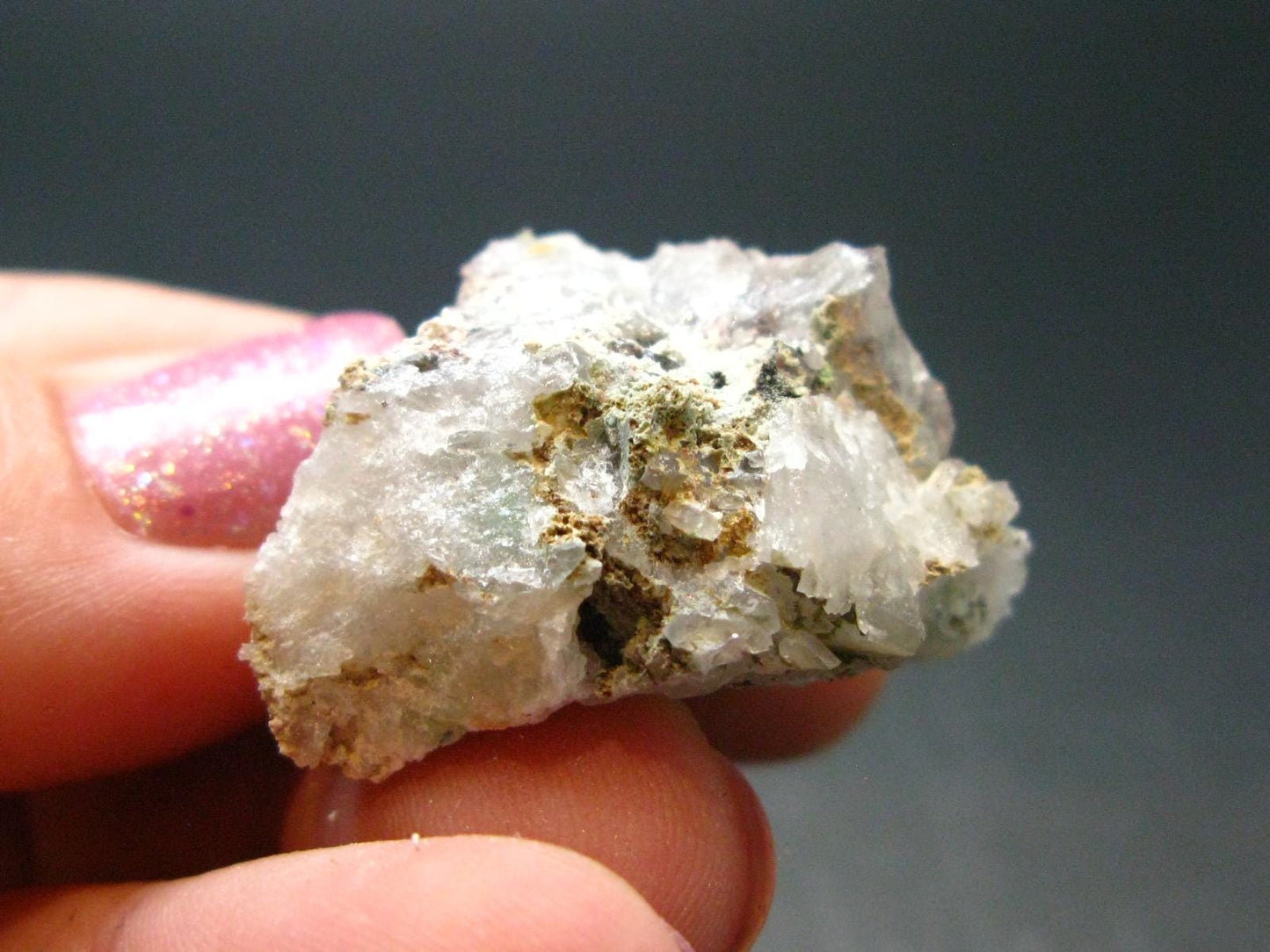Rare Ajoite in Quartz Crystal from South Africa - 0.8" - 8.39 Grams