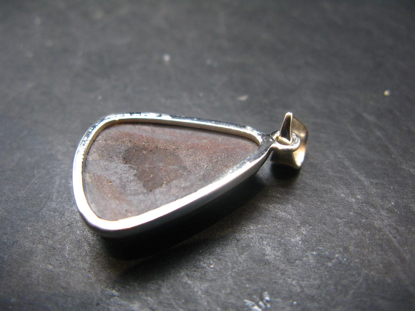 Rare ISUA Stone Silver Pendant From Greenland - 1.5" - 8.48 Grams