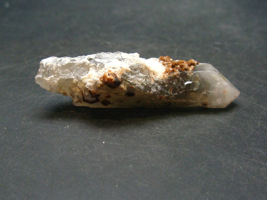 Spessartine Spessartite Garnet On Smoky Quartz Crystal From China - 2.2" - 15.54 Grams