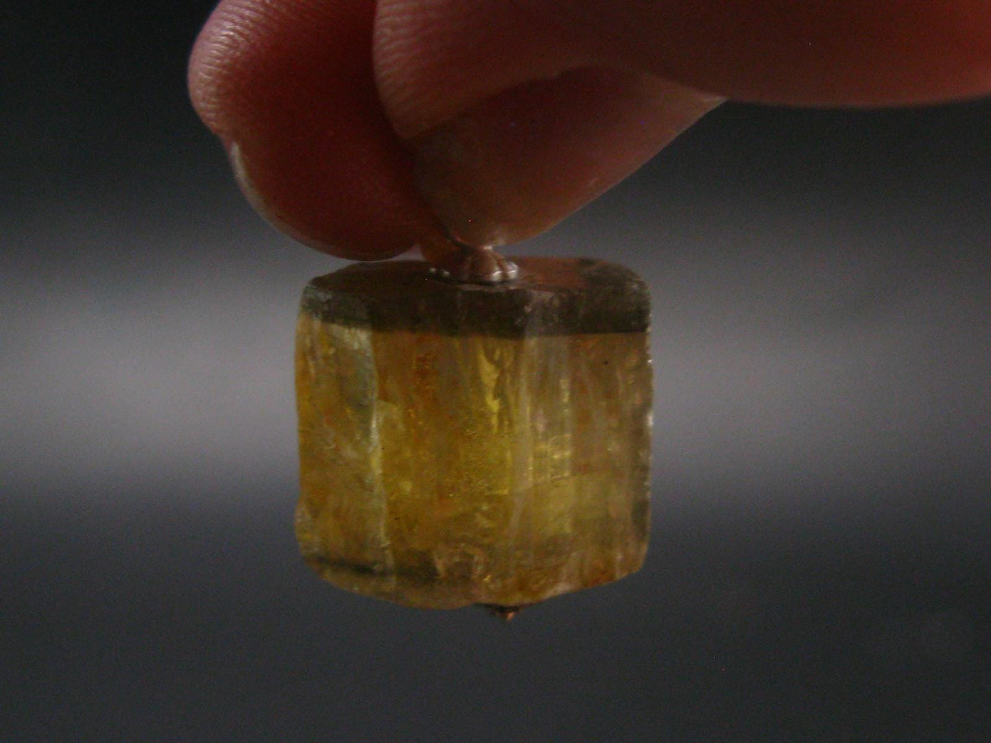 Barite Crystal Silver Pendant From USA - 0.8" - 6.60 Grams