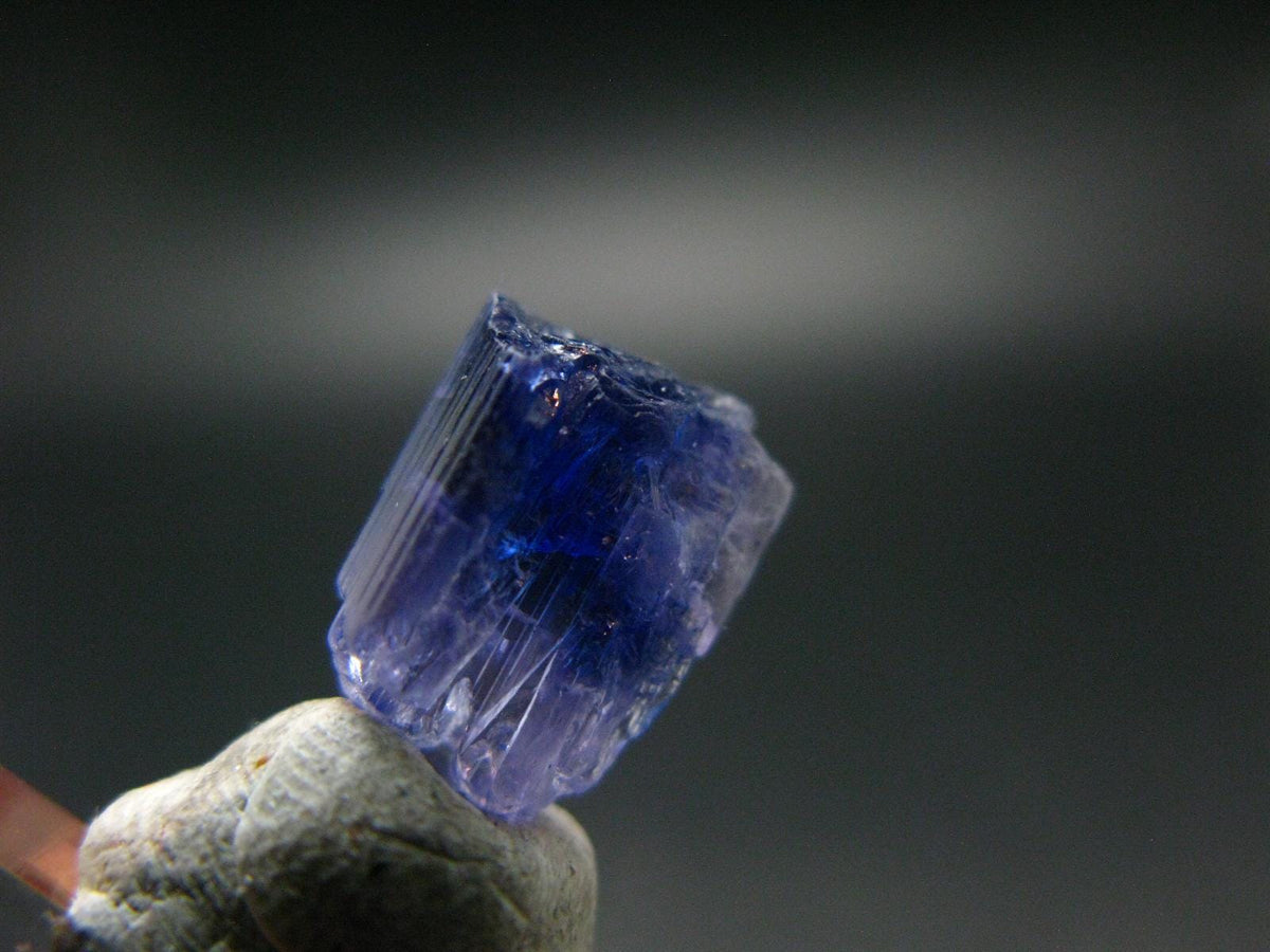Fine Gem Tanzanite Zoisite Crystal From Tanzania - 6.20 Carats - 0.5"