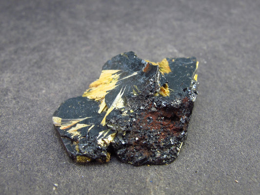 Large Hematite and Rutile Cluster from Brazil - 1.2" - 11.2 Grams