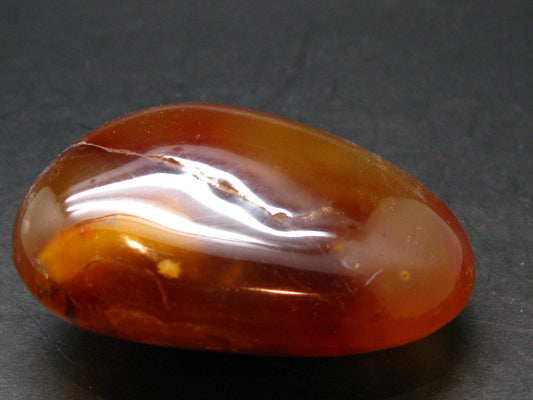 Carnelian Tumbled Stone From Madagascar - 2.4" - 100.79 Grams