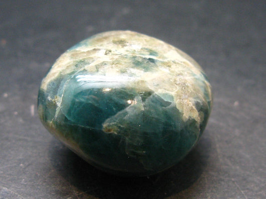 Extremely Rare Tumbled Grandidierite Stone From Madagascar - 1.2" - 191.10 Carats