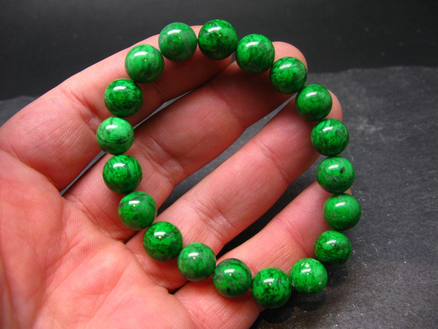 Maw Sit Sit Genuine Bracelet ~ 7 Inches ~ 10mm Round Beads