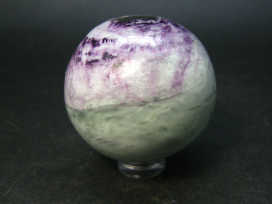 Very Rare Large Kammererite Chrome Clinochlore Sphere Ball From Russia - 1.8"