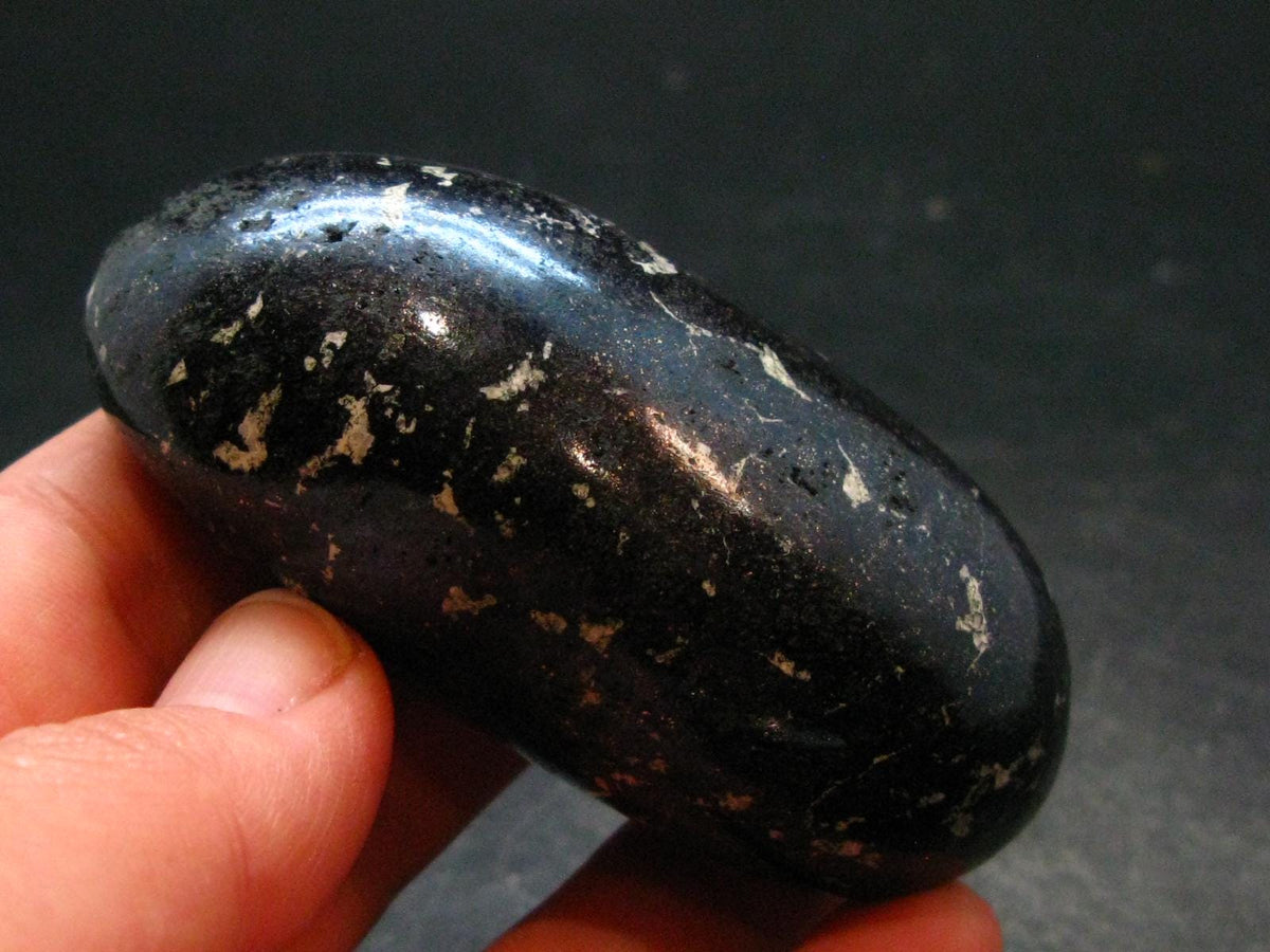 Covelite Covellite Tumbled Stone From Peru - 2.7" - 111.03 Grams