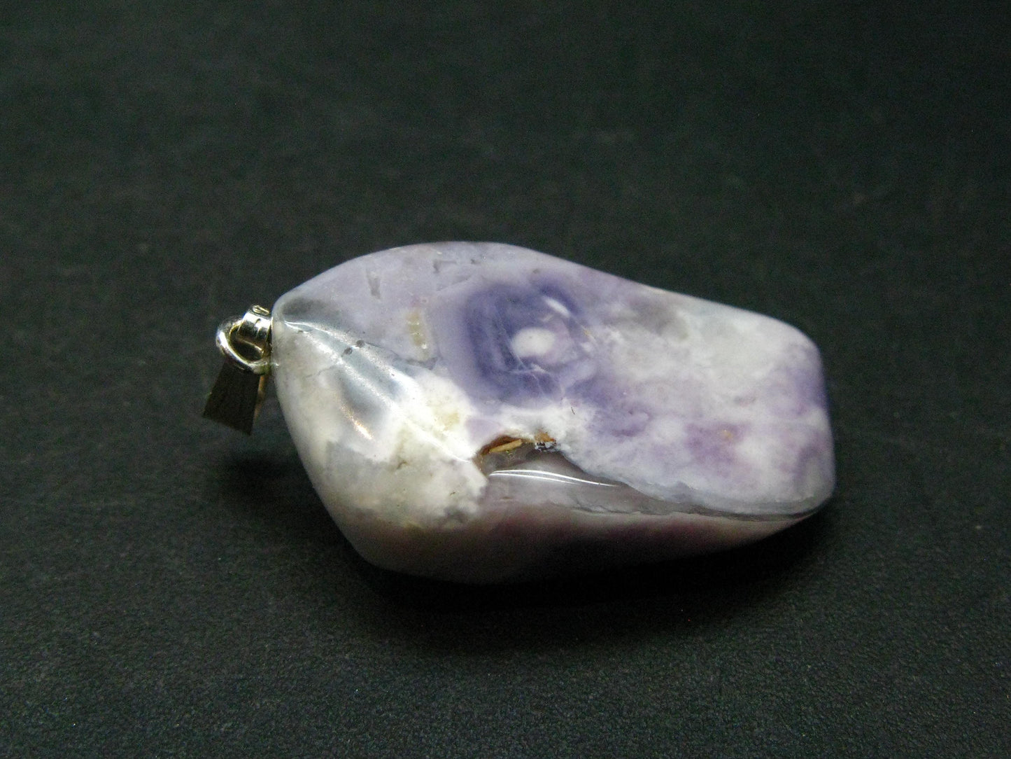 Tiffany Stone Opal Silver Pendant from USA - 1.4"