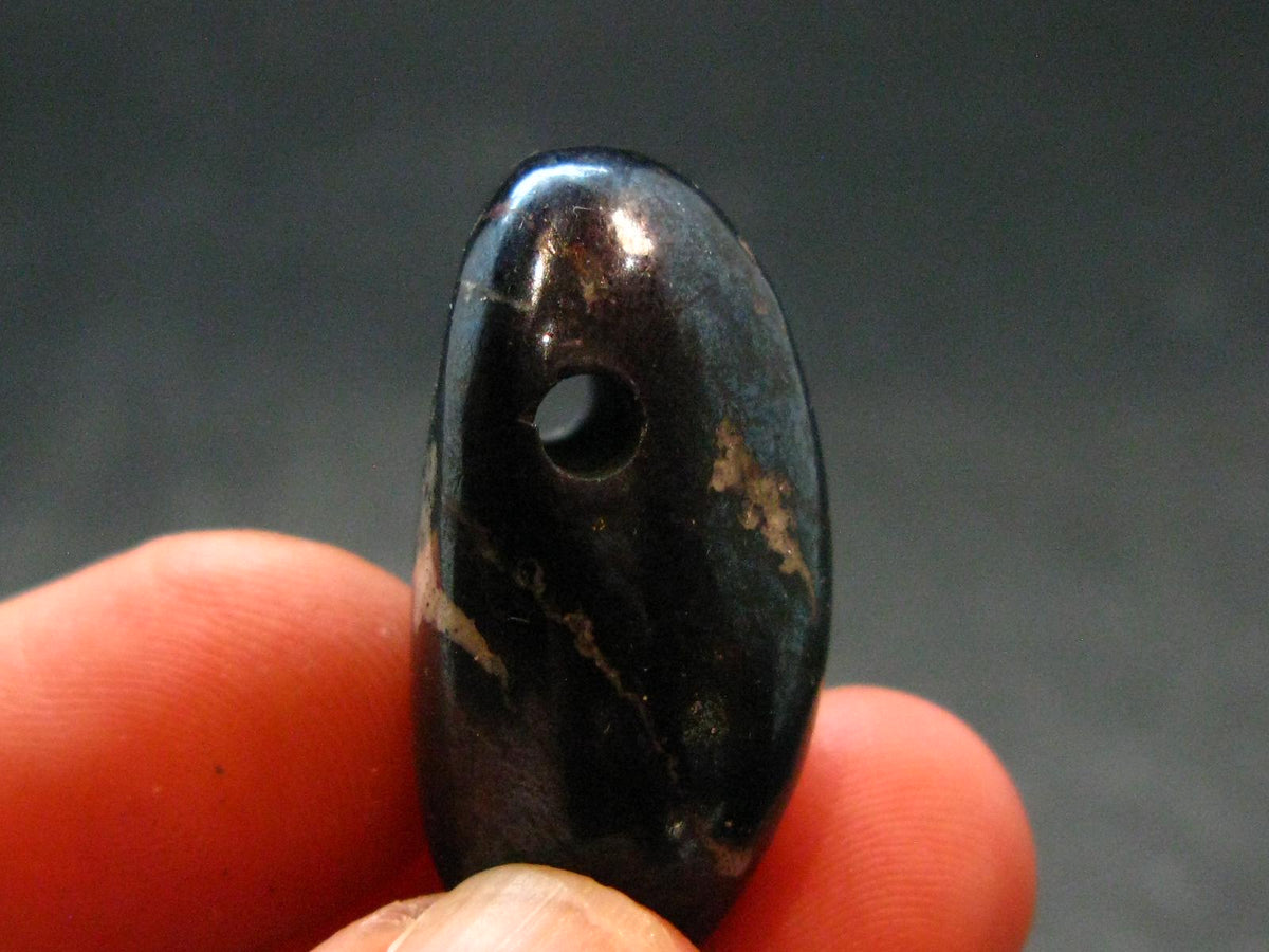 Rare Covellite Metal Free Pendant from Peru - 1.1" - 10.48 Grams