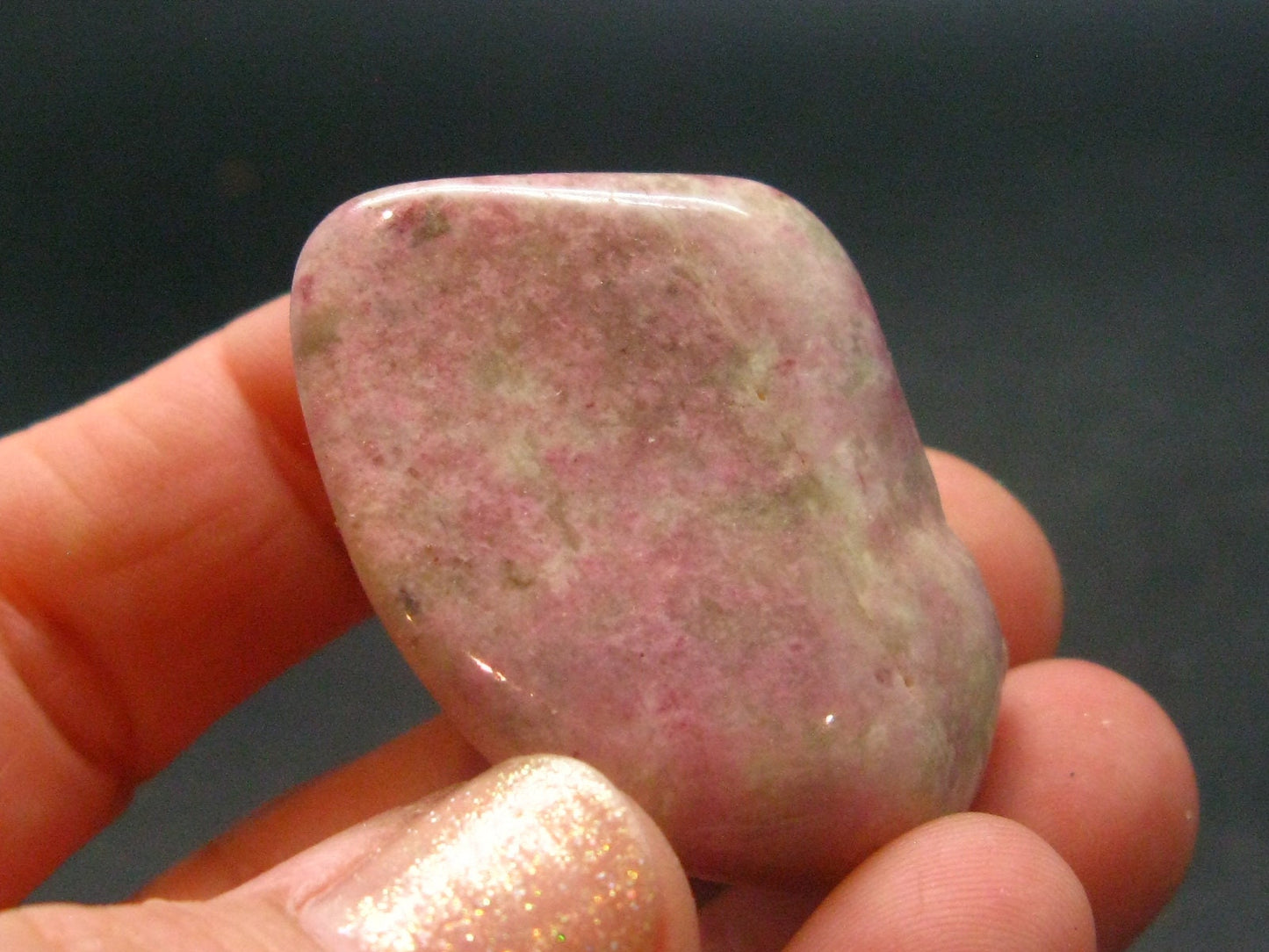 Rare Red Thulite Piece From Norway - 1.2" - 23.22 Grams