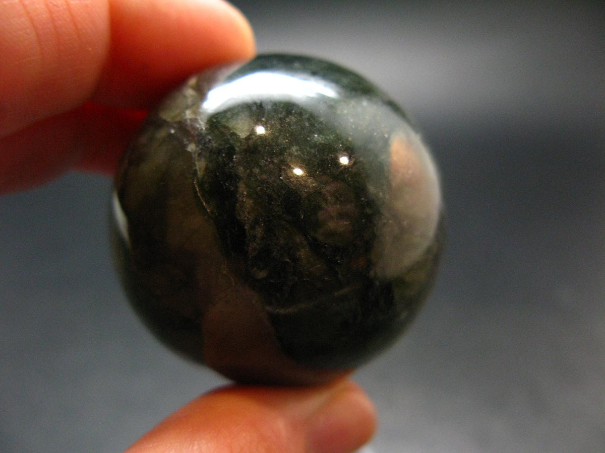 Nephrite Jade 1.7" Sphere Ball from Canada - 103.23 Grams