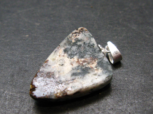 Astrophylite Astrophyllite Silver Pendant From Russia - 1.1" - 2.68 Grams