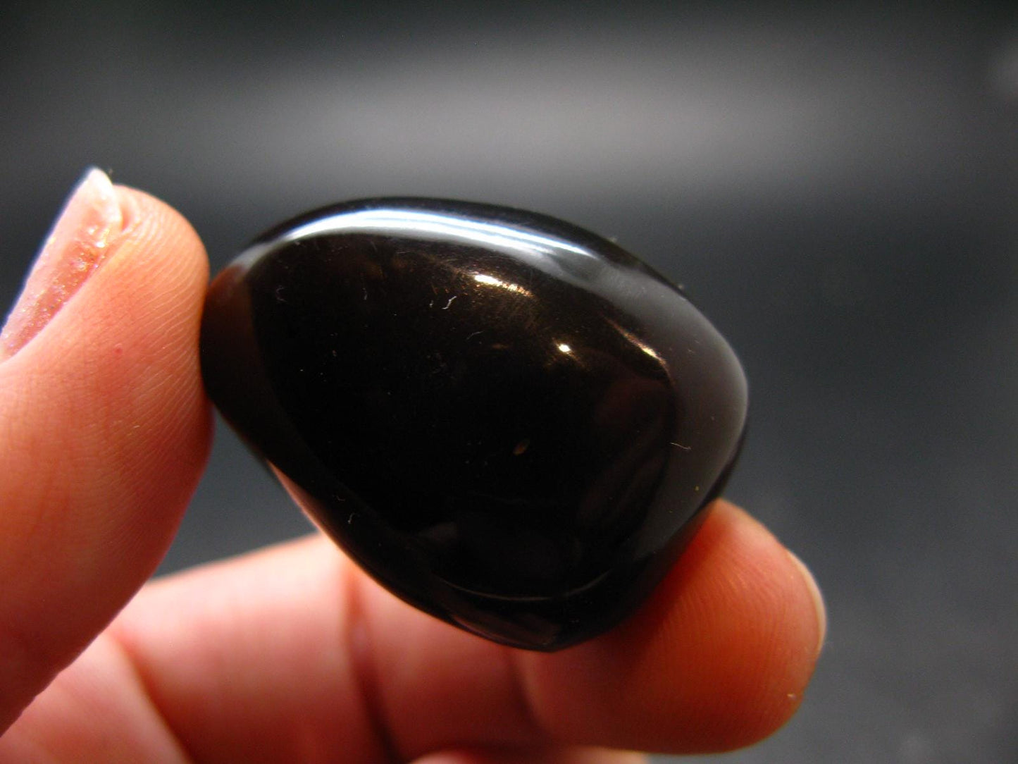 Rare Large Blue Amber Tumbled Piece Fluorescent From Indonesia - 1.2" - 6.92 Grams