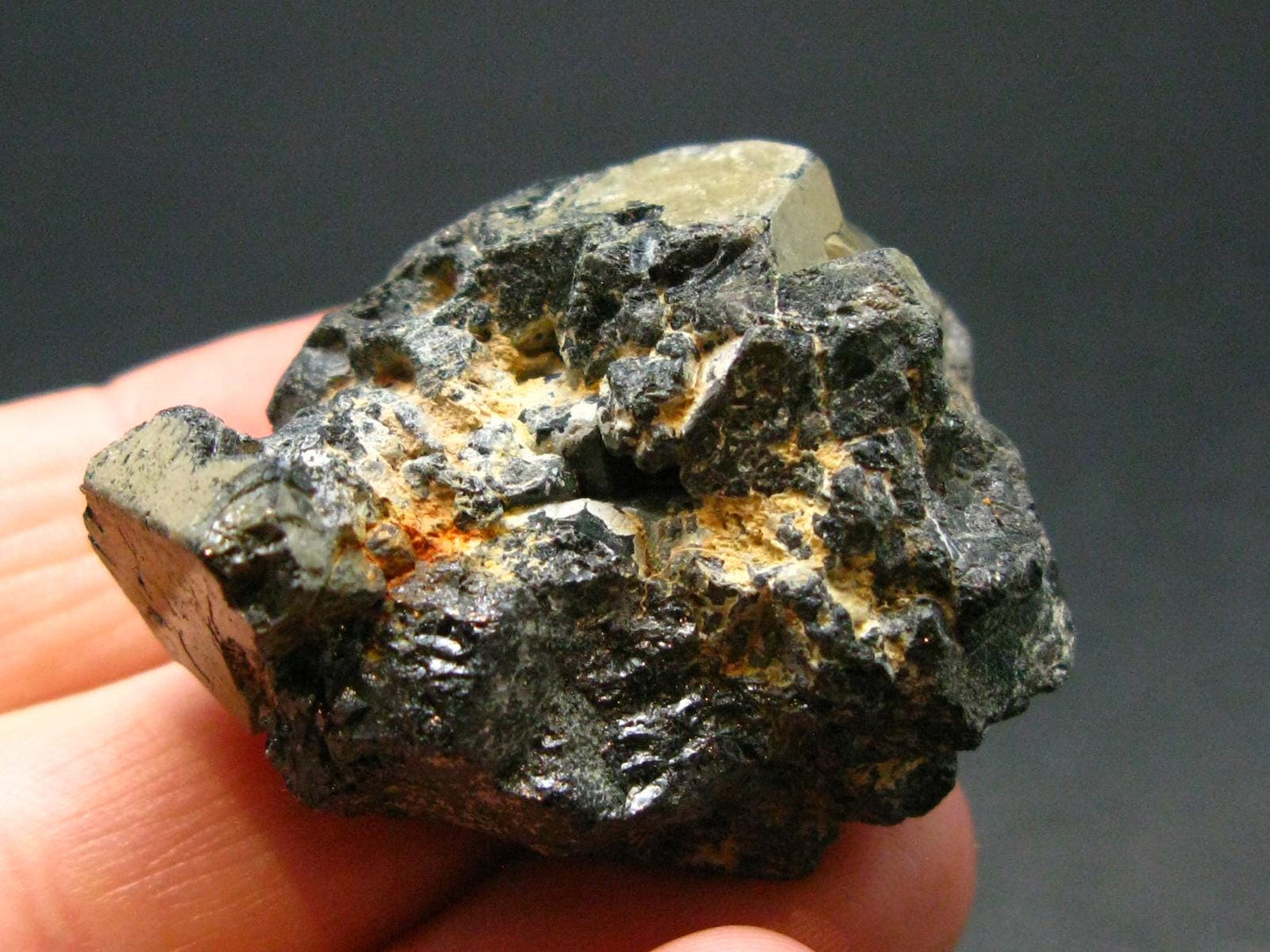 Rare Black Spinel Crystal From Madagascar- 1.3"