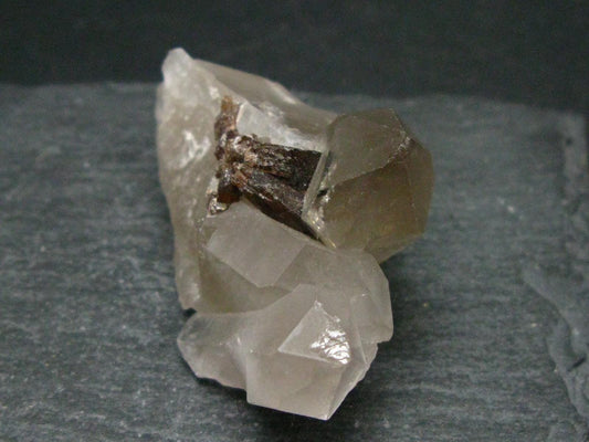 Rare Xenotime Crystal on Quartz from Brazil - 2.2" - 39.1 Grams