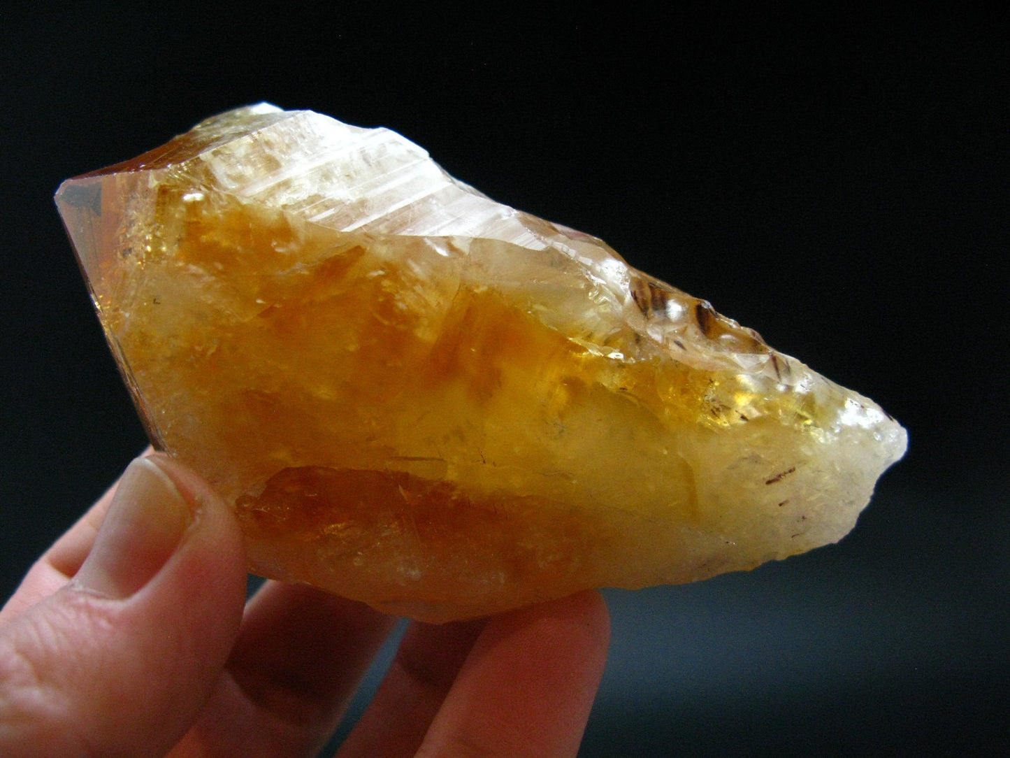 Nice Large Citrine Crystal from Brazil - 3.4"