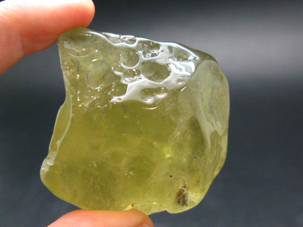 Nice Gem Libyan Tektite Tumbled Stone From Libya - 87.0 Grams - 1.8"