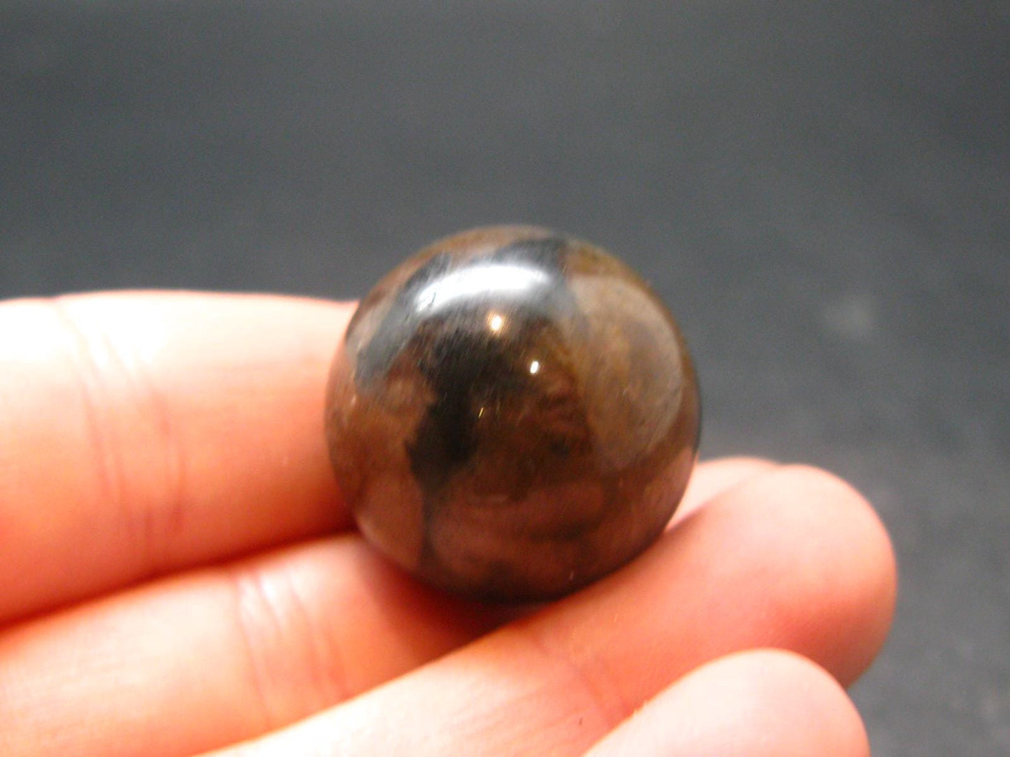 Chiastolite Variety of Andalusite Sphere from China - 0.8" - 16.76 Grams
