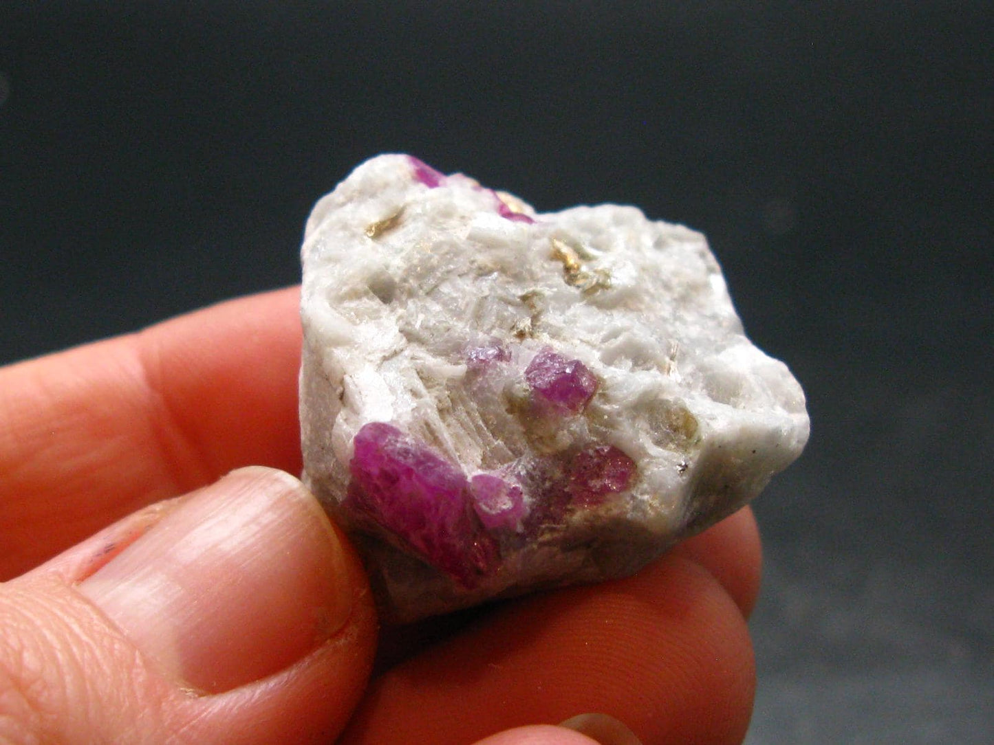 Ruby Cluster on Matrix from Afghanistan - 1.0" - 13.85 Grams