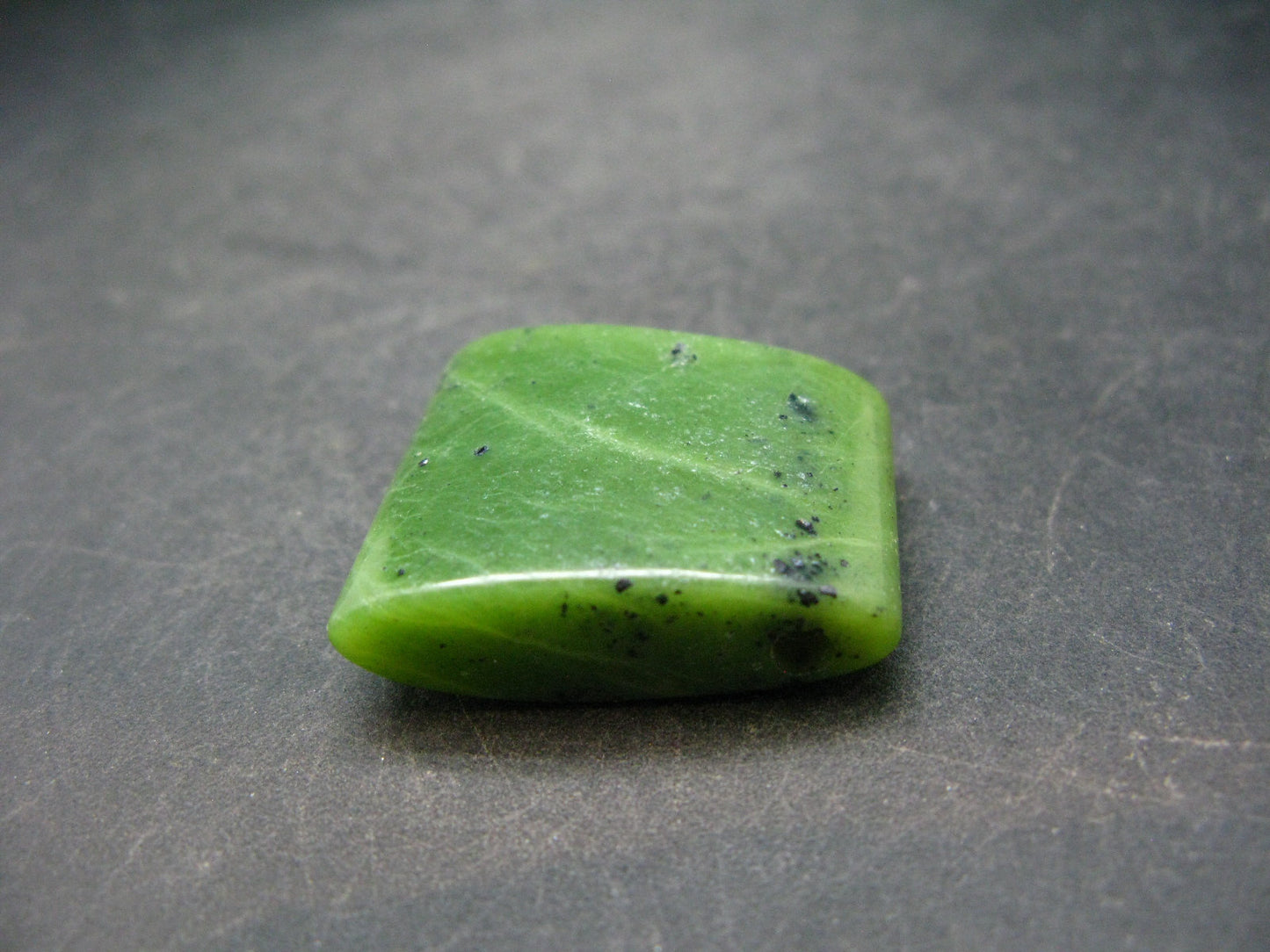 Nephrite Jade 1.2" Pendant From Canada (Metal Free) - 13.8 Grams