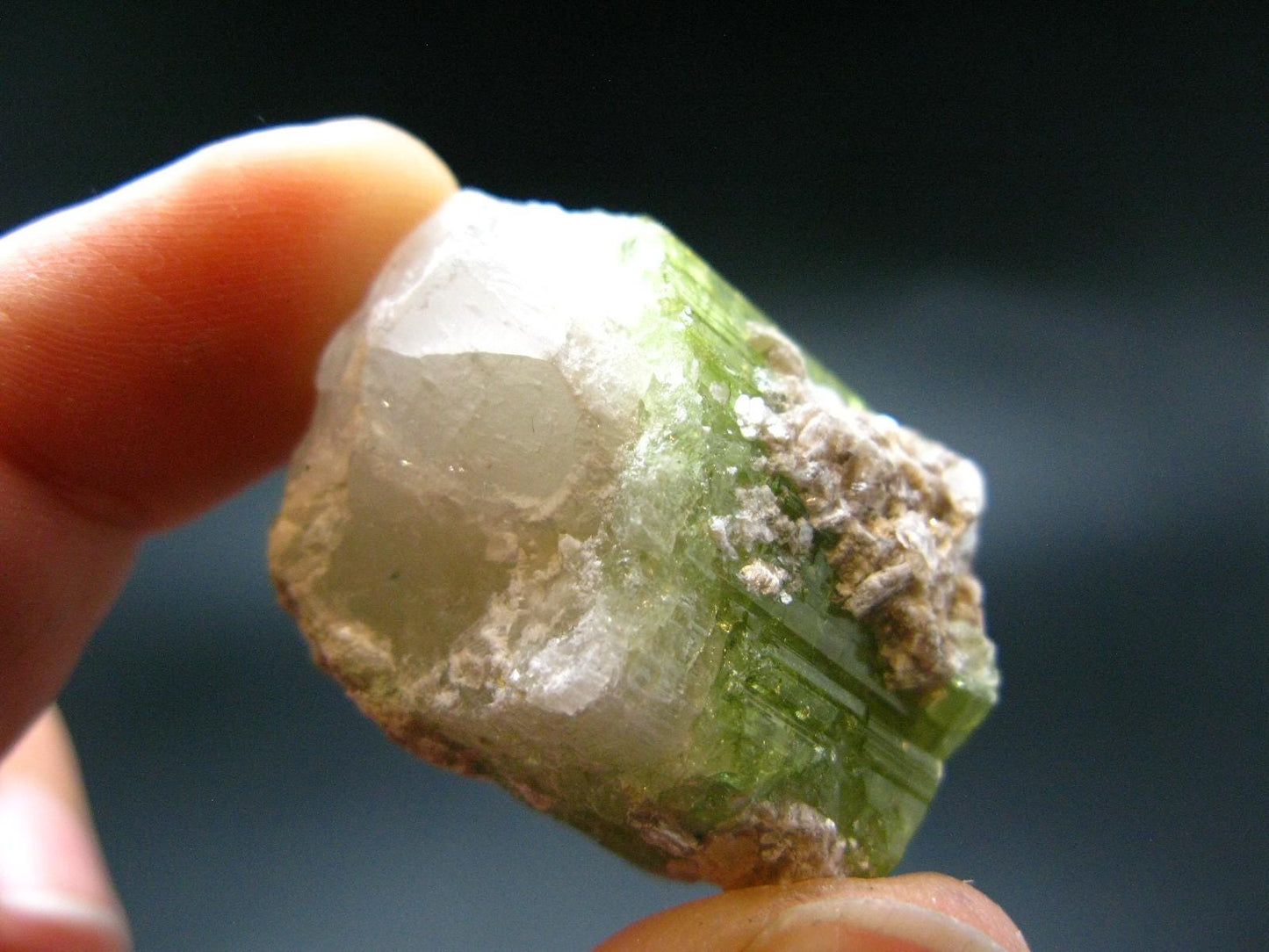 Green Tourmaline Crystal From Brazil - 1.1" - 101.50 Carats