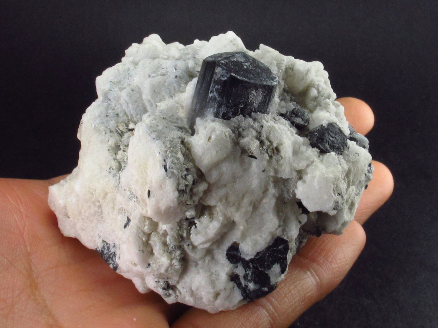 Fine Black Tourmaline Cluster From Pakistan - 2.7" - 160 Grams