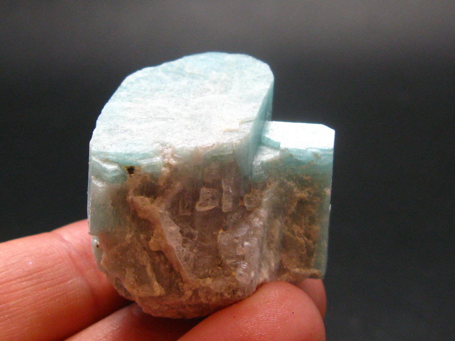 Huge Amazonite Microcline Crystal From Colorado - 1.0"