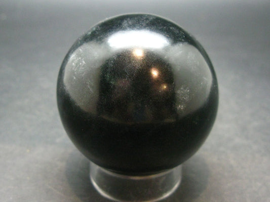 Black Jade Sphere Ball From Greenland - 1.9" - 180.31 Grams