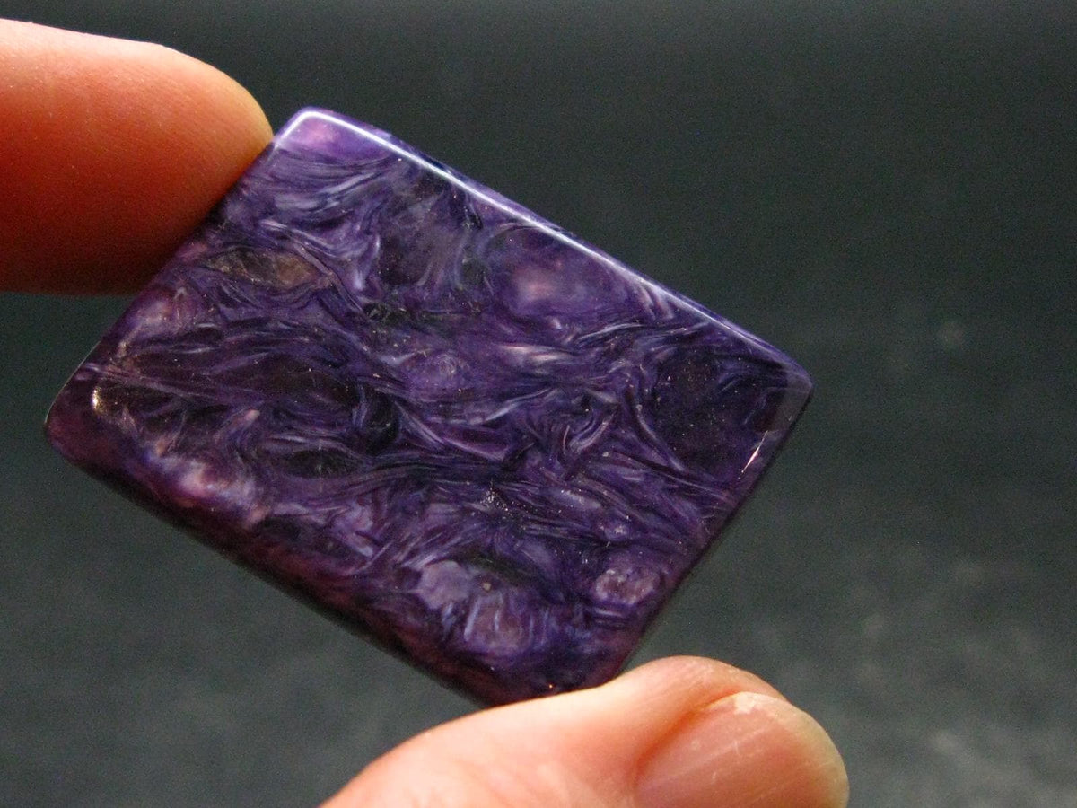 Large Nice Charoite Tumbled Stone from Russia - 14.20 Grams - 1.4"
