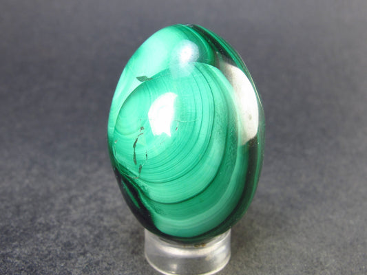 Malachite Egg Carving From Congo - 1.6" - 56.2 Grams