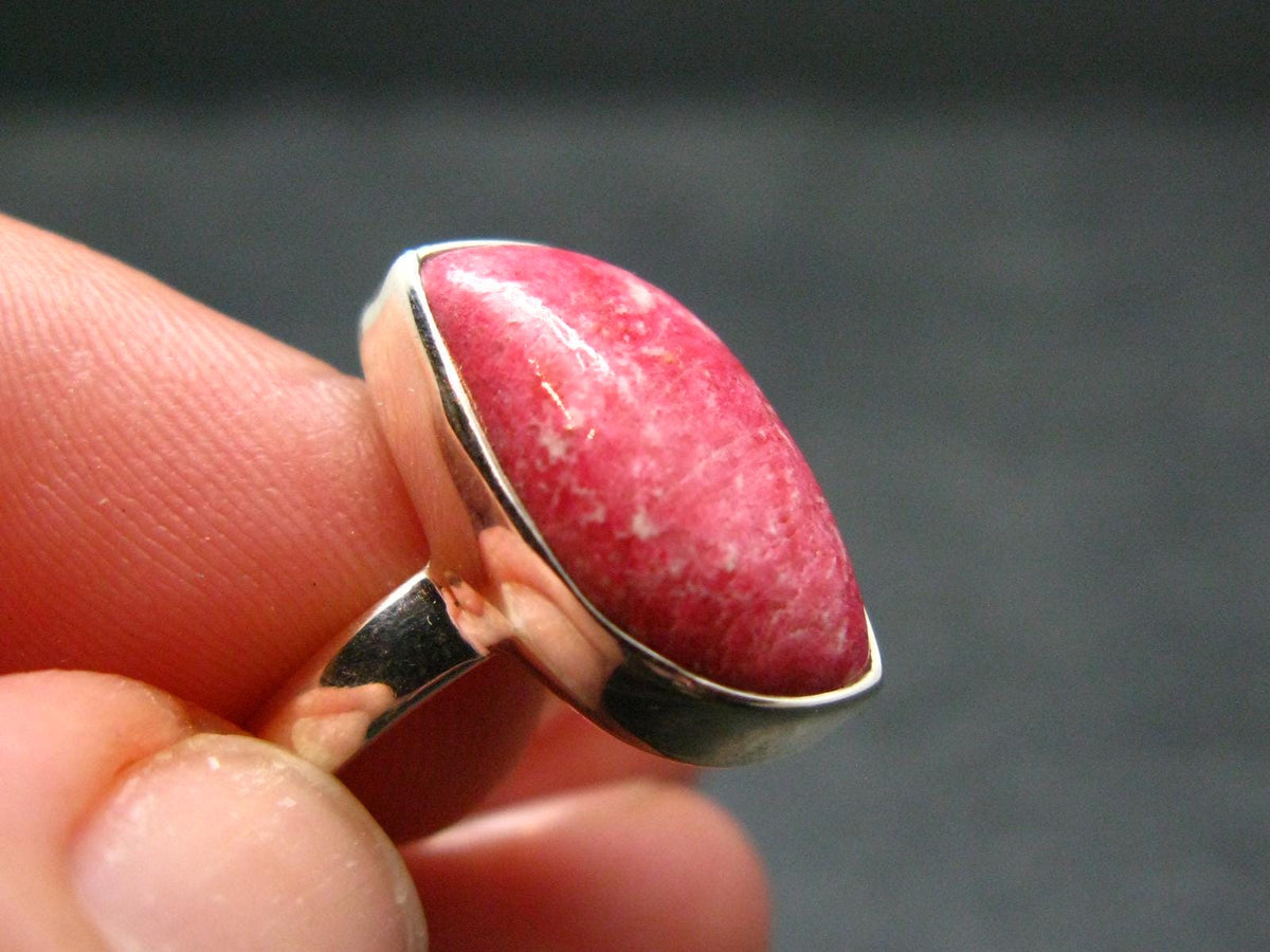 Thulite Silver Pendant From Norway - 3.81 Grams - Size 6