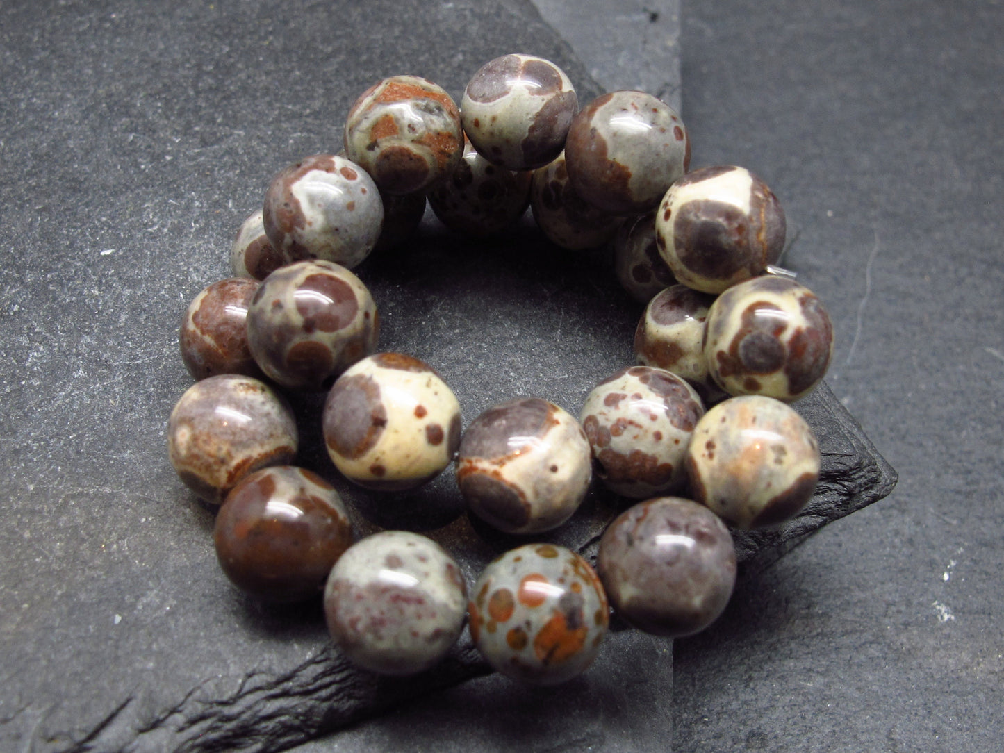 Vortexite Genuine Bracelet ~ 7 Inches ~ 8mm Round Beads