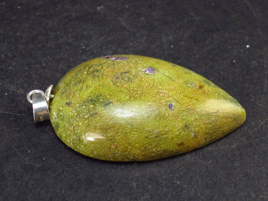 Rare SS Pendant Atlantasite Stichtite + Serpentine from Australia - 1.5" - 7.3 Grams